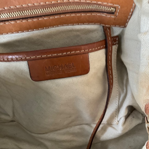 MICHAEL MICHAEL KORS: Astor Studded Leather Bag Satchel Vintage - Picture 12 of 13